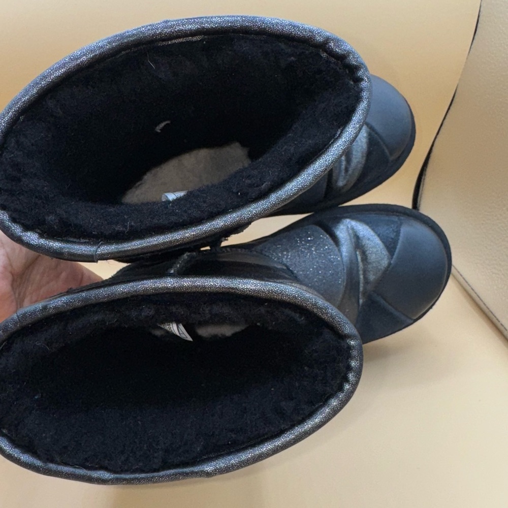 Ugg Classic Short Glitter Patchwork Black And Sil… - image 5